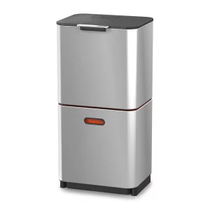 Joseph Joseph 60L Waste Separation Bin Stainless Steel