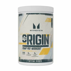 MyProtein Origin Pre-Workout Pump Stim Free Sour Lemonade 750g
