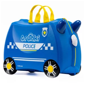 Trunki Ride On Hardside Case Percy The Police Car