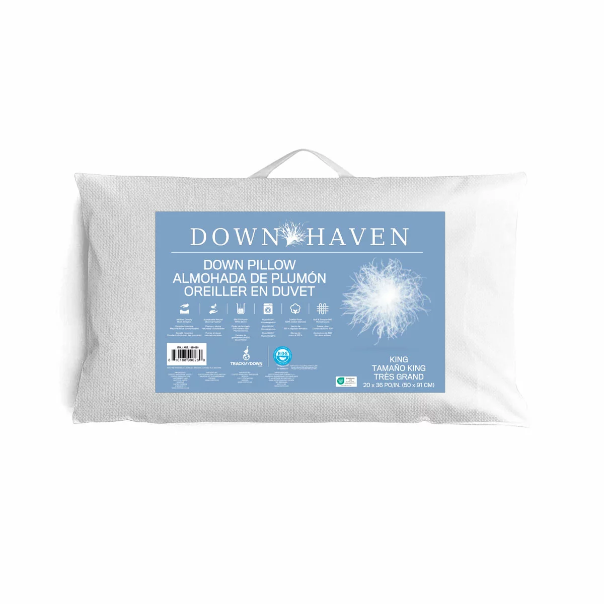 Down Haven All Down King Size Pillow - Image 2