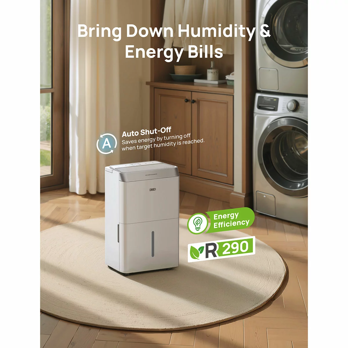 Dreo Smart WiFi 16L Dehumidifier DR-HDH005S - Image 3
