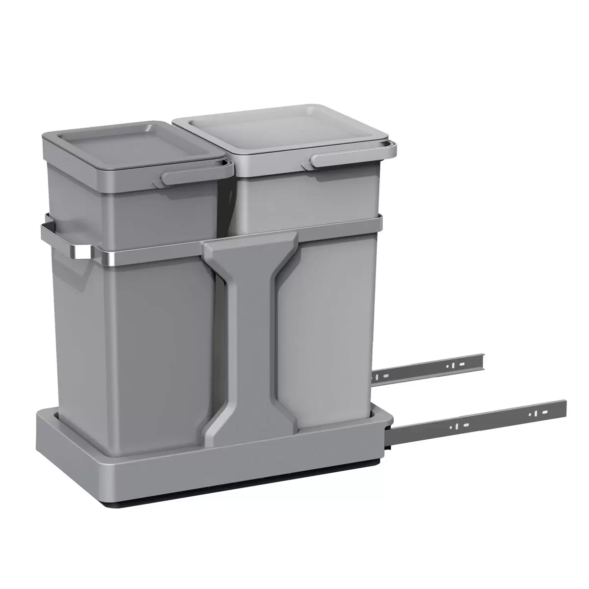 EKO Deco Duo Pull out Recycling Bin 20+15L 531520 - Image 4