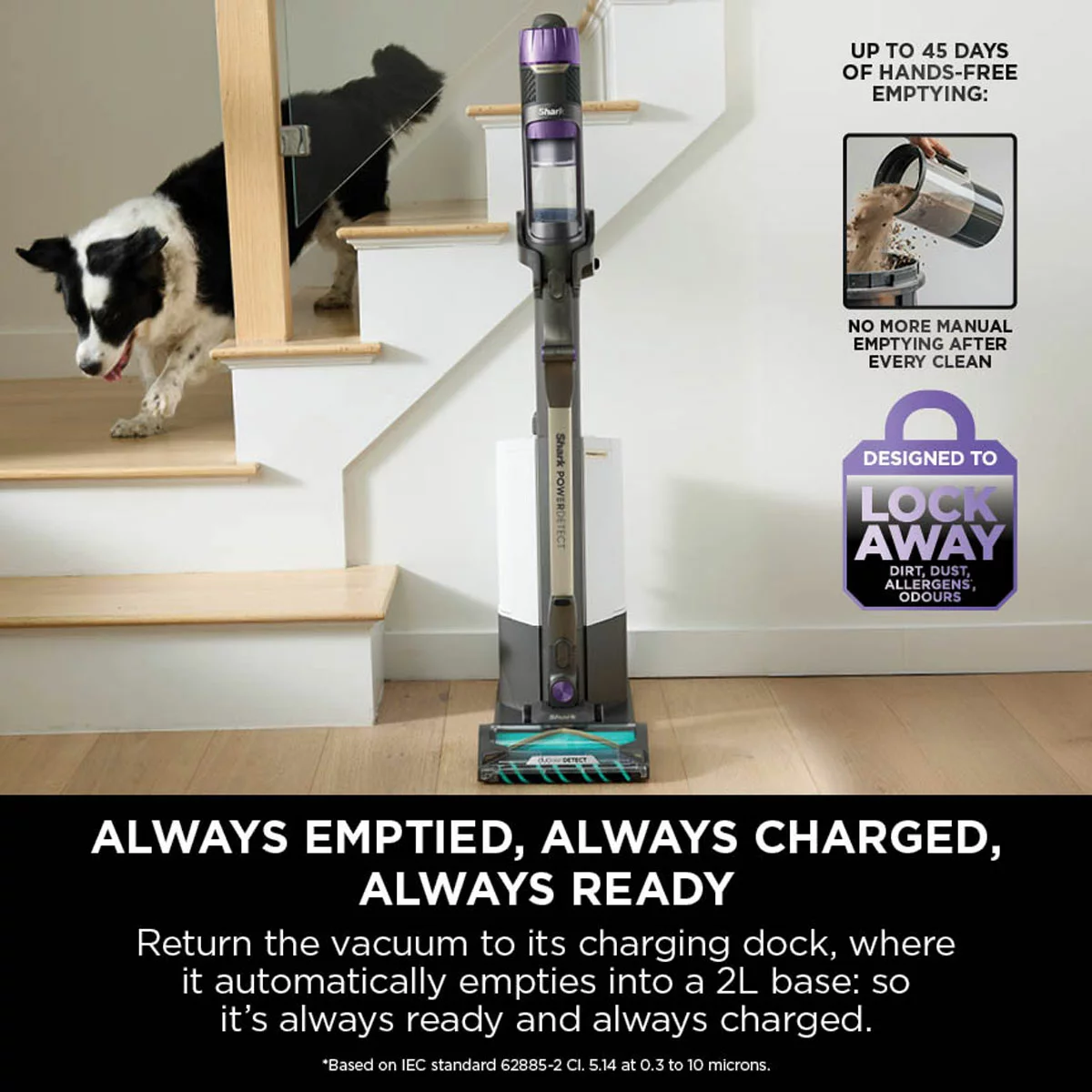 Shark PowerDetect Clean and Empty Cordless Pet Vacuum Cleaner IP3251UKT - Image 5