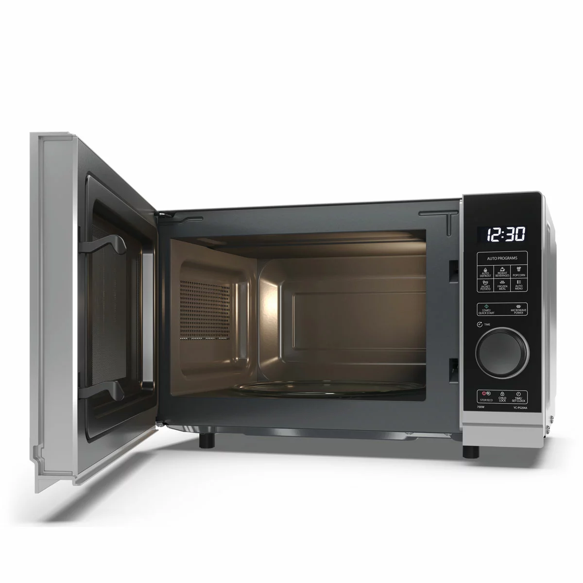 Sharp 20 Litre 700W Solo Digital Microwave YC-PS204AU-S - Image 5