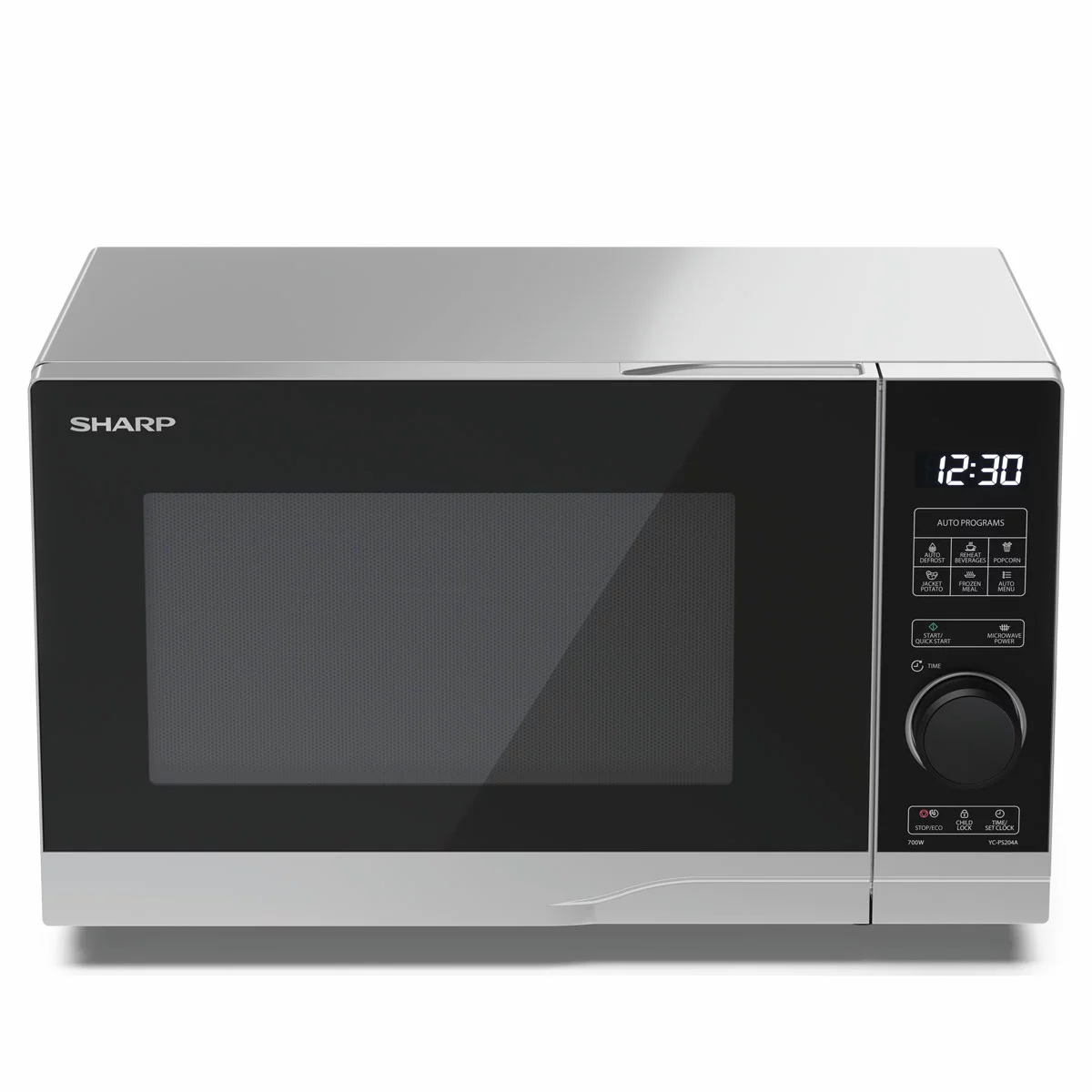 Sharp 20 Litre 700W Solo Digital Microwave YC-PS204AU-S - Image 2