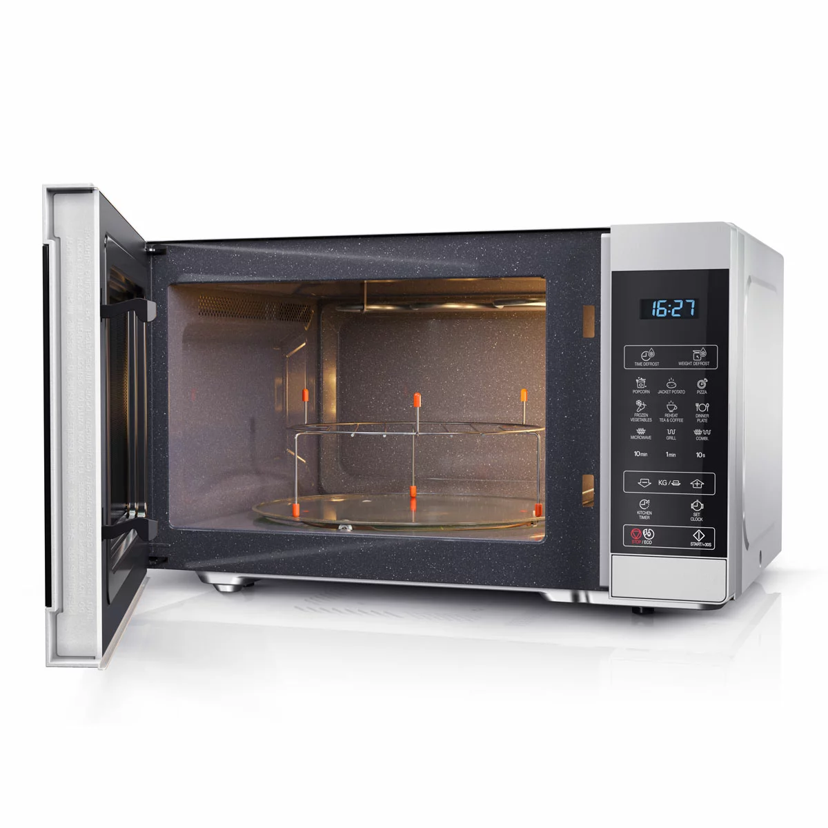 Sharp 28 Litre 900W Digital Microwave with 1100W Grill YC-MG81U-S - Image 4