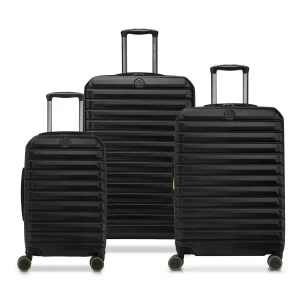 Delsey Helium Edge 2.0 3-piece Hardside Set in Black