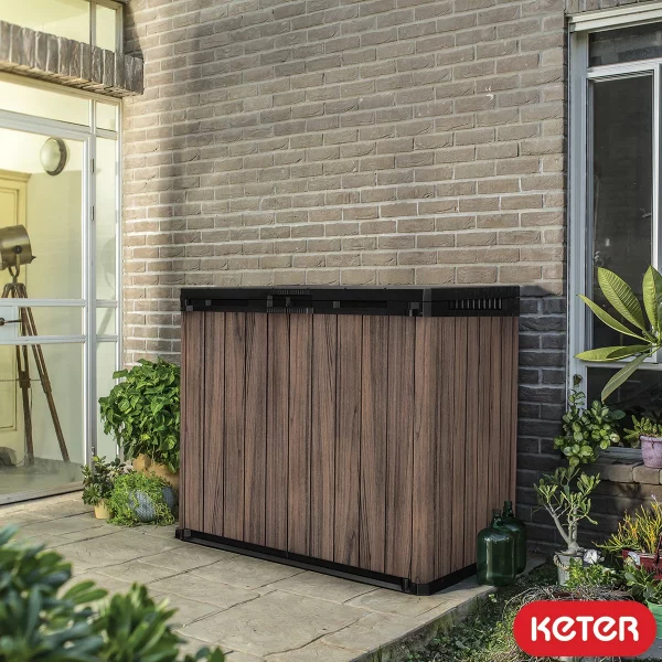 Keter Rosewood 1150 Litre Horizontal Storage Shed