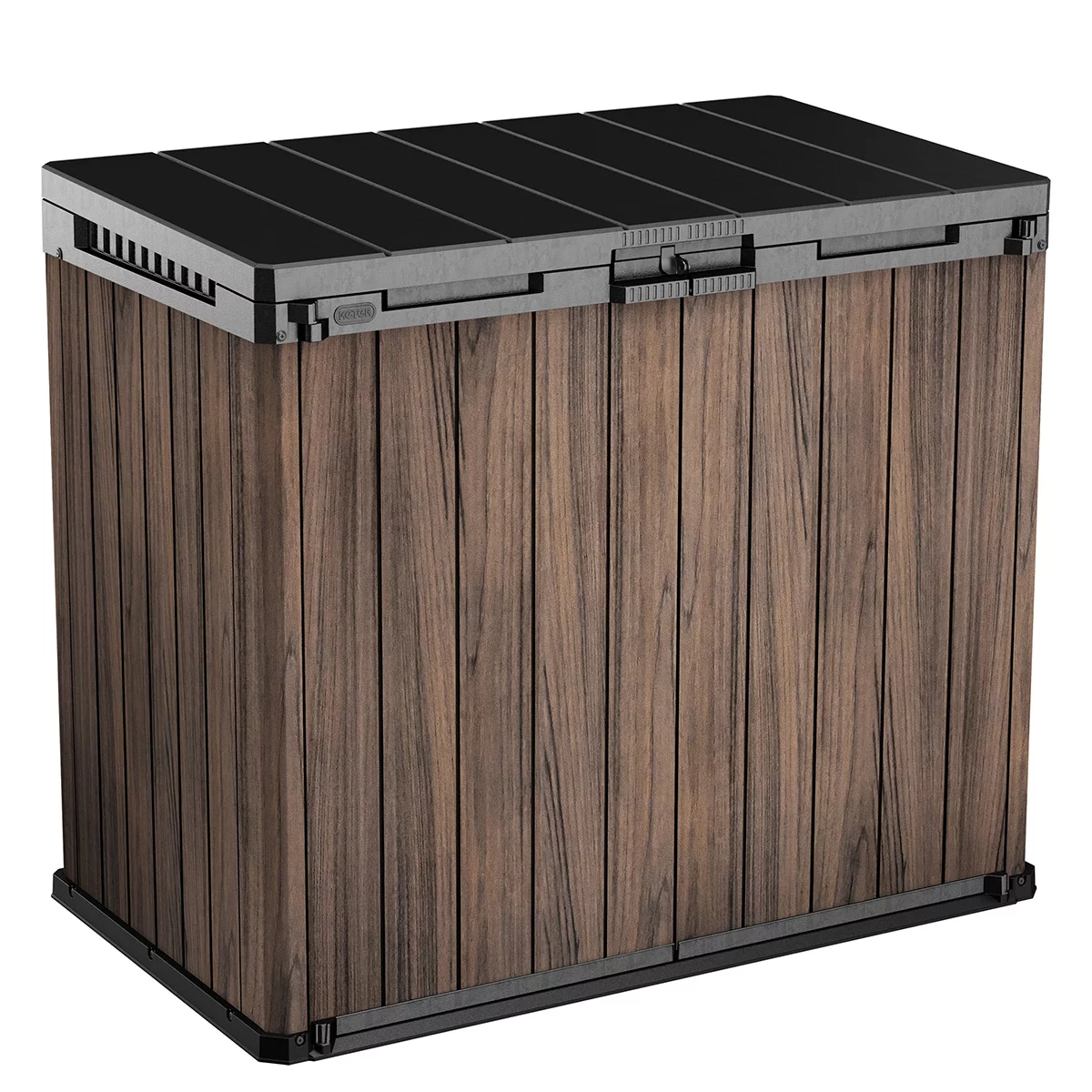 Keter Rosewood 1150 Litre Horizontal Storage Shed - Image 2