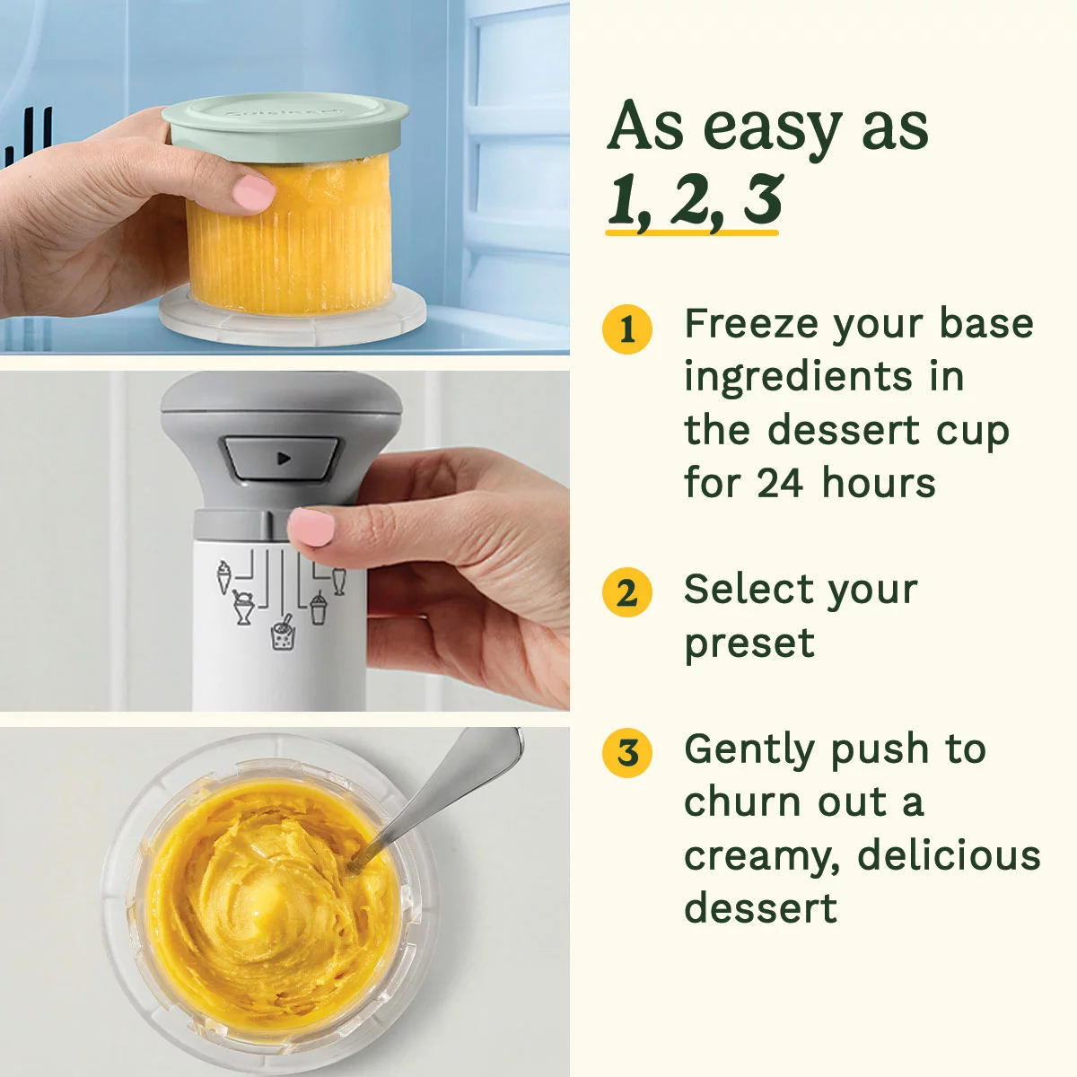 Cuisinart Freezer Wand Ice Cream Maker With 6 Dessert Tubs - Image 5