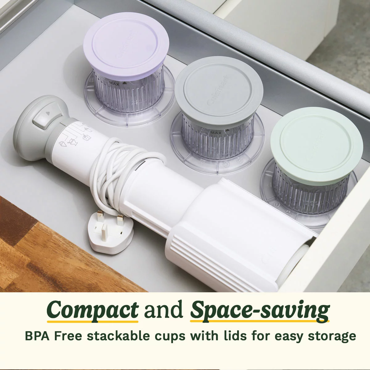 Cuisinart Freezer Wand Ice Cream Maker With 6 Dessert Tubs - Image 3