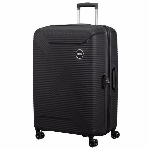American Tourister BONJOY 79cm Large Hardside Spinner Case in Black