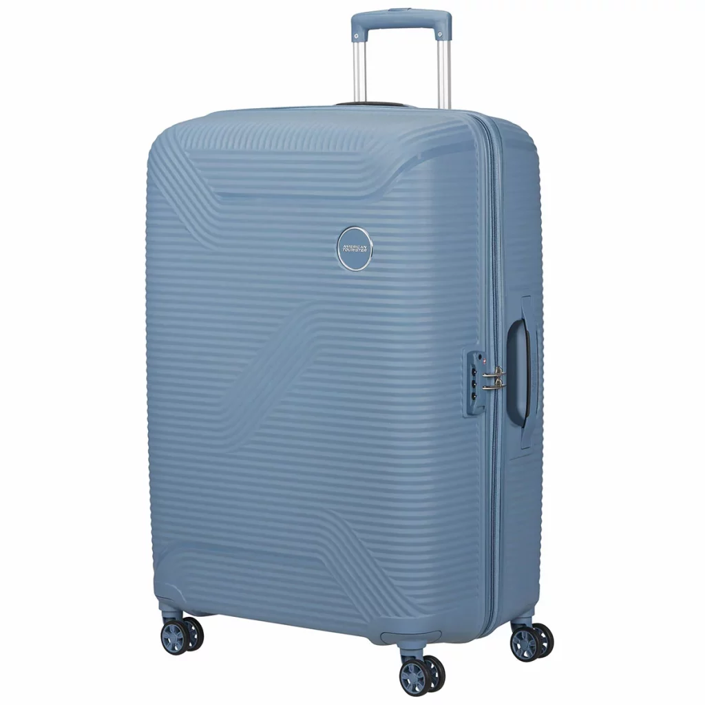 American Tourister BONJOY 79cm Large Hardside Spinner Case in Blue
