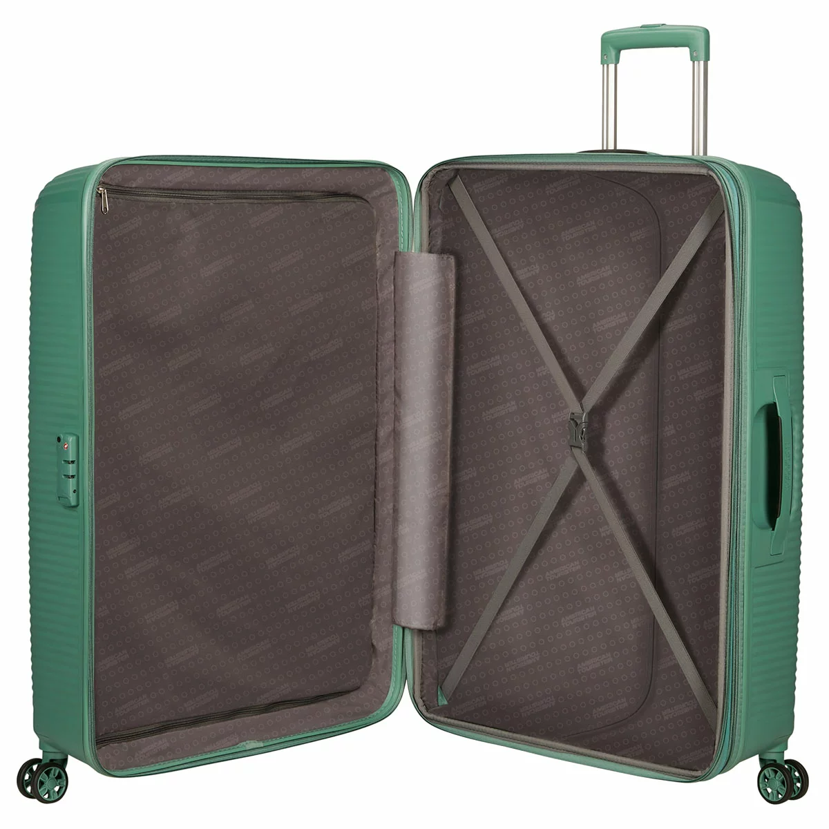 American Tourister BONJOY 79cm Large Hardside Spinner Case in Green - Image 4