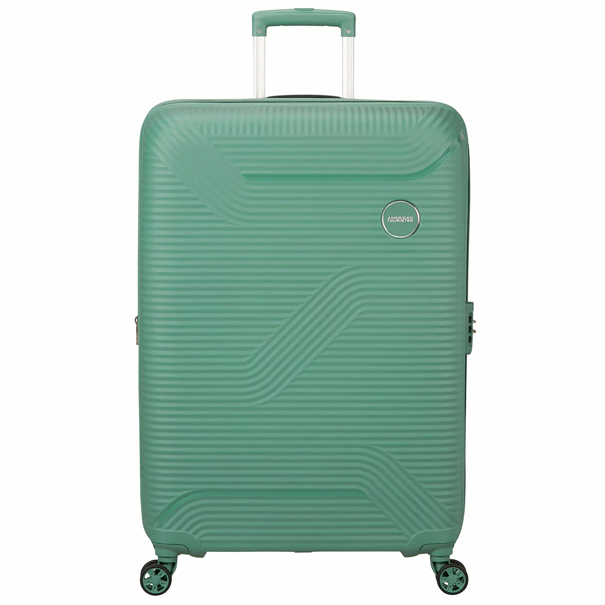 American Tourister BONJOY 79cm Large Hardside Spinner Case in Green - Image 3