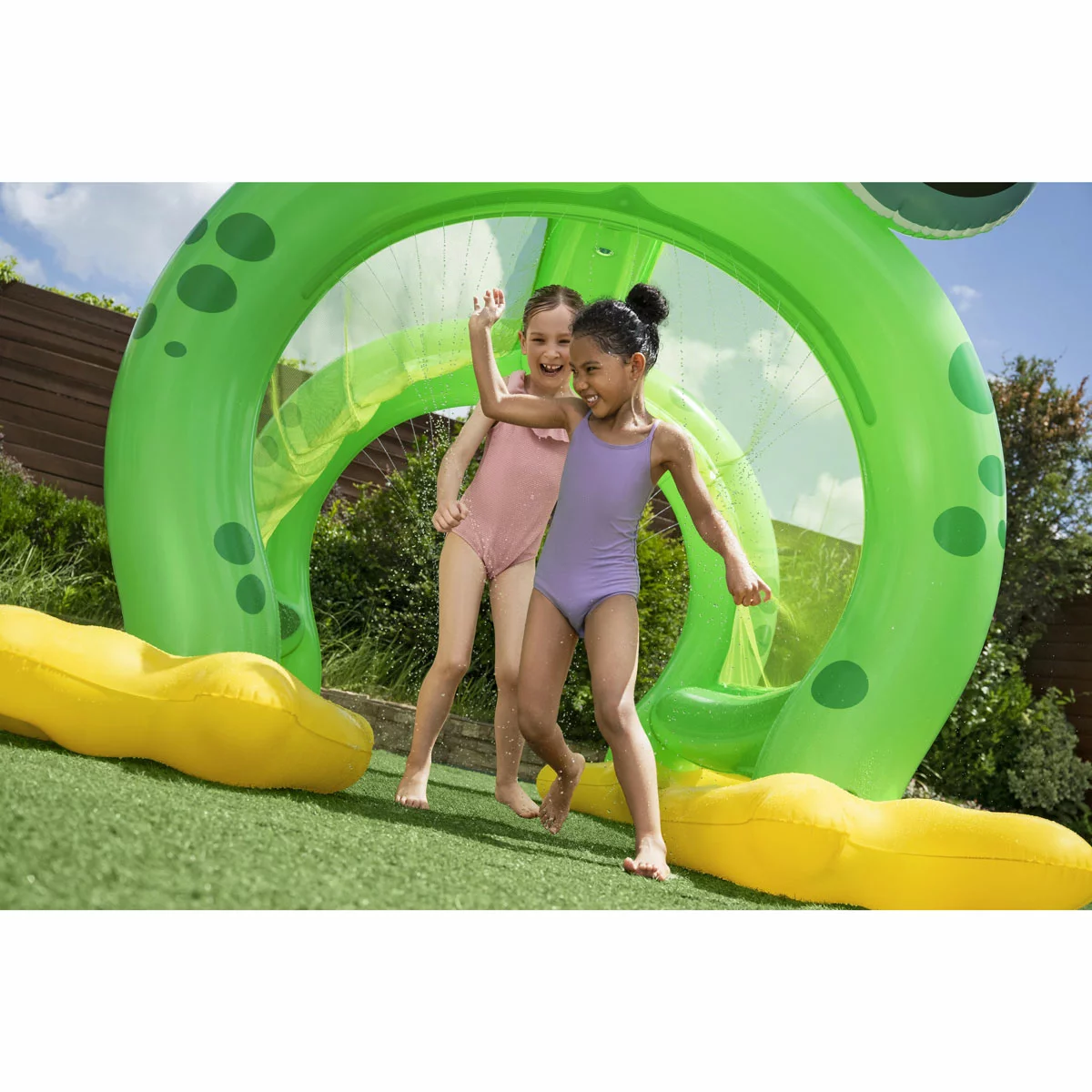 Bestway H2OGO Froggy Fun Inflatable Sprinkler Tunnel - Image 3