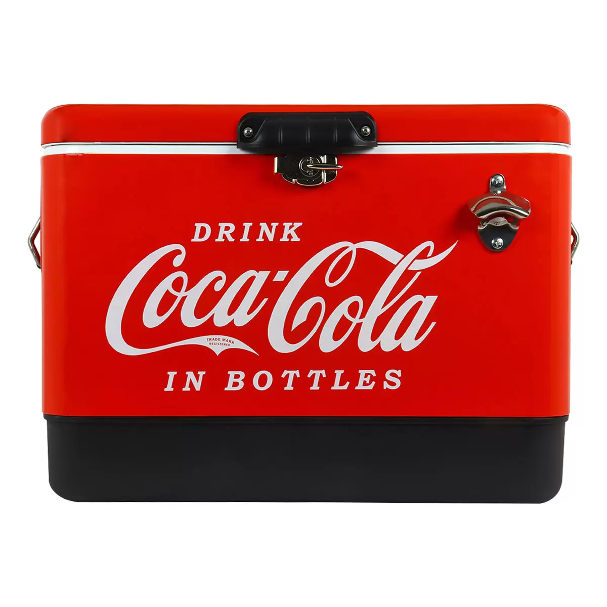 Coca-Cola 51L Stainless Steel Ice Chest with Bottle Opener 85 Can - Image 8