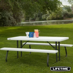 Lifetime 6ft Classic Folding Picnic Table Model 80215
