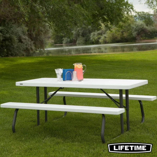 Lifetime 6ft Classic Folding Picnic Table Model 80215