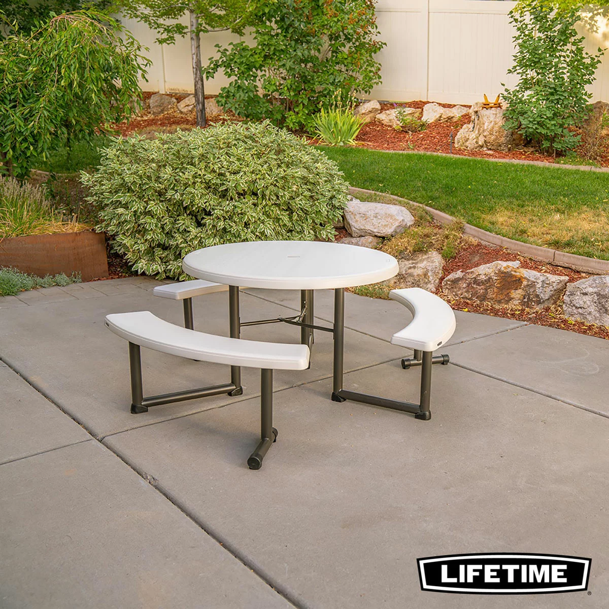 Lifetime Round Picnic Table Model 260205