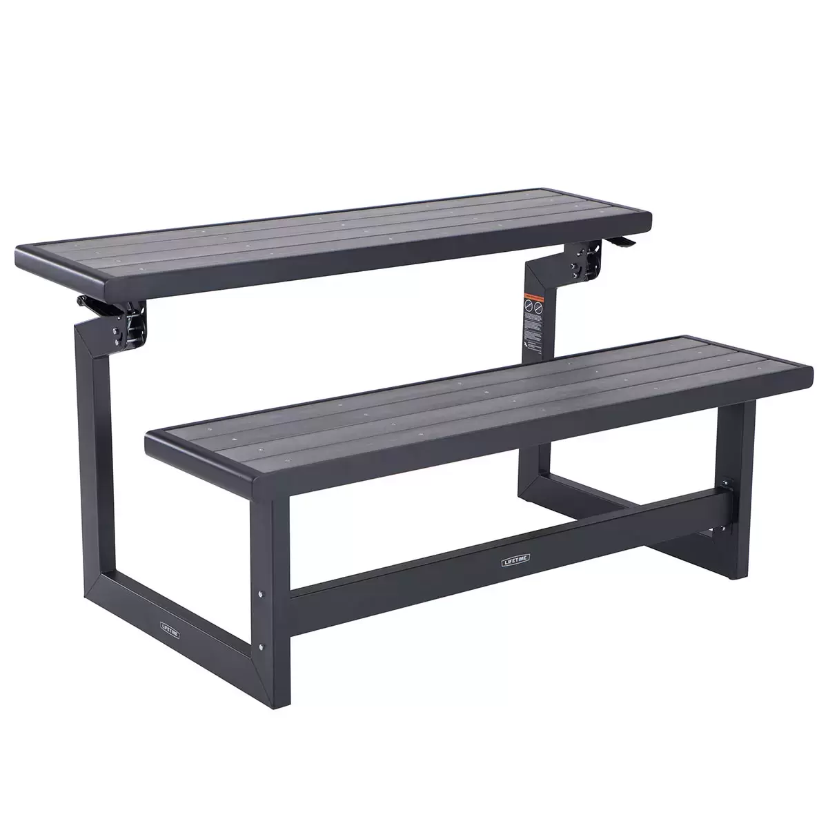 Lifetime Simulated Wood Look Convertible Bench Model 60253 - Image 5