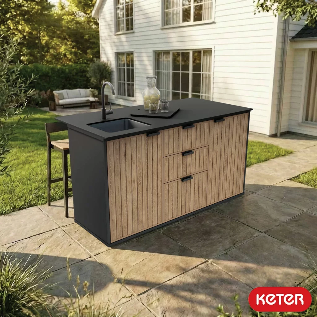 Keter Compact Outdoor Garden Kitchen