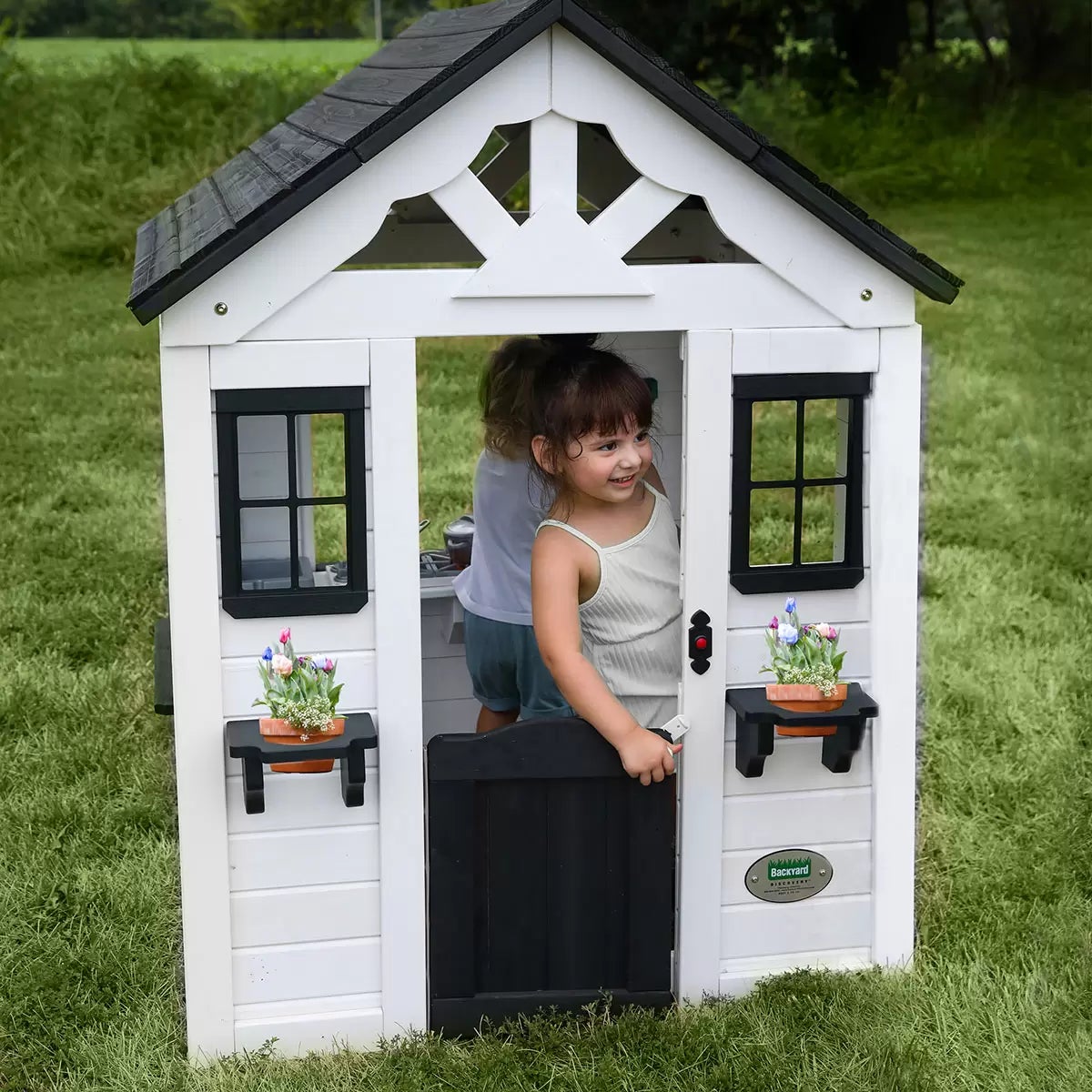 Backyard Discovery White Sweetwater Playhouse - Image 4