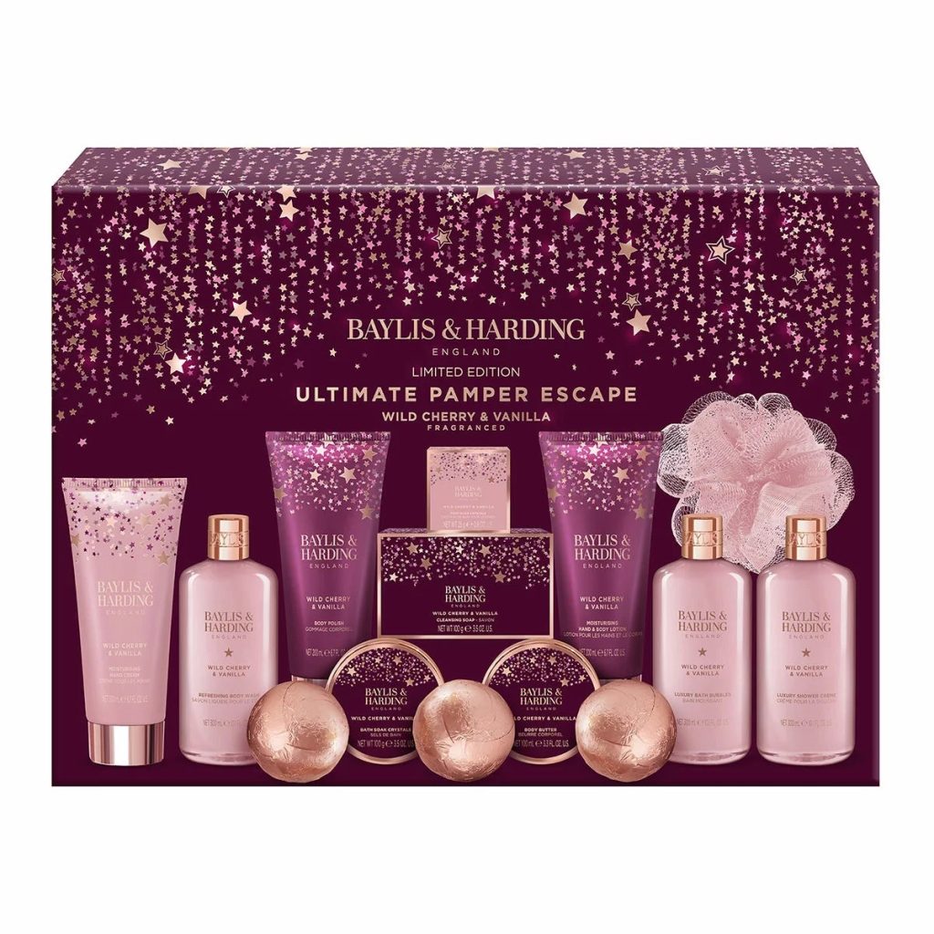 Baylis & Harding Ultimate Pamper Gift Set Wild Cherry and Vanilla