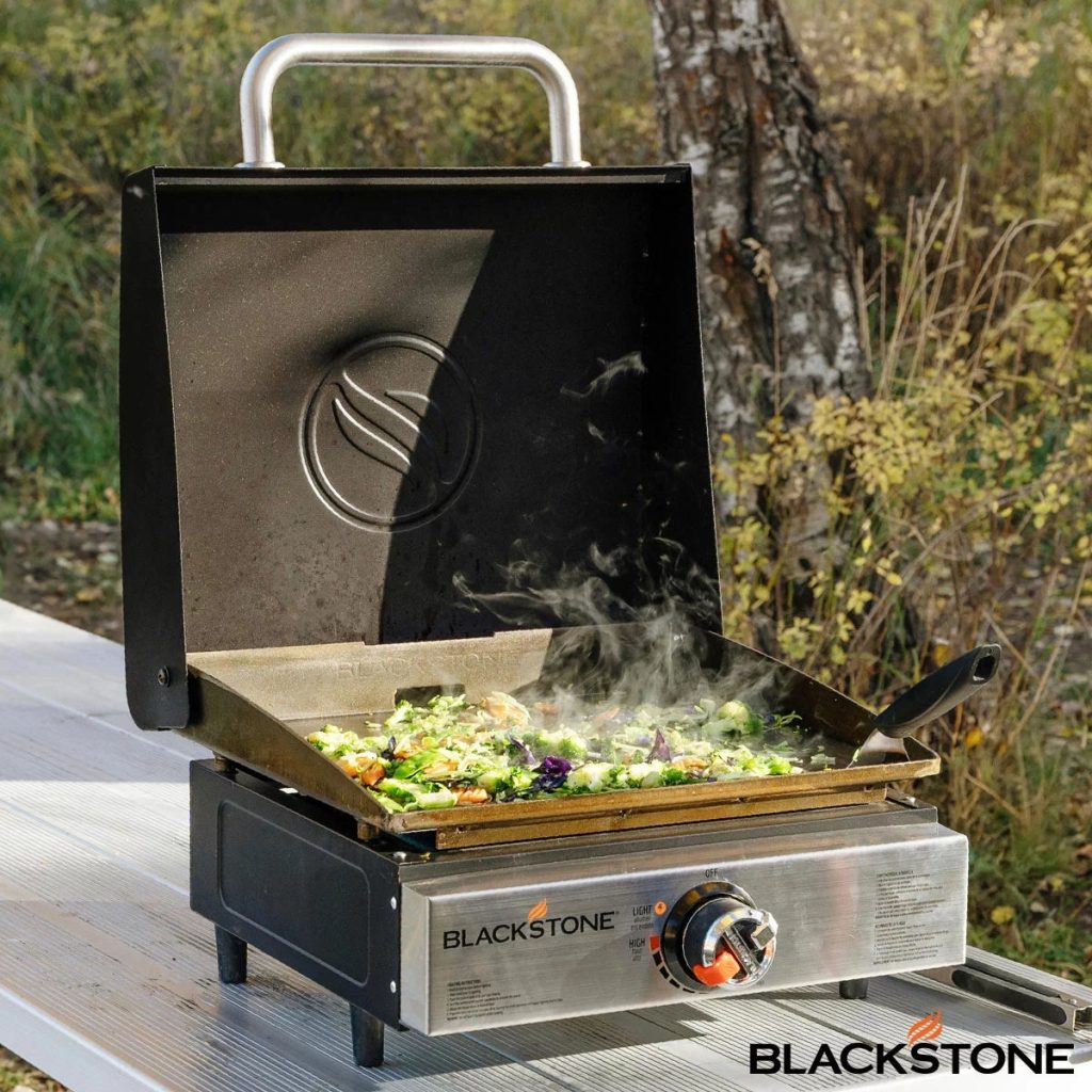 Blackstone 17 inch Tabletop Gas Griddle with Hood
