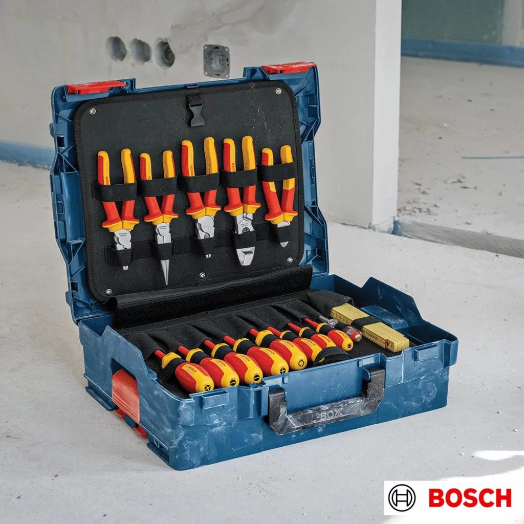 Bosch Professional 37 Piece VDE Hand Tool Set with Case