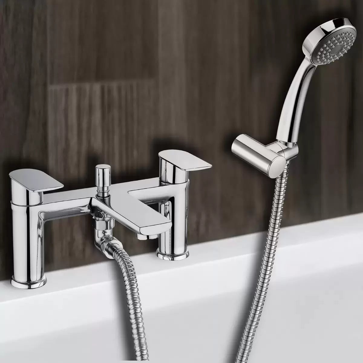 Deva Zonos Bath Tap and Shower Head Mixer Set Model ZON106 - Image 3