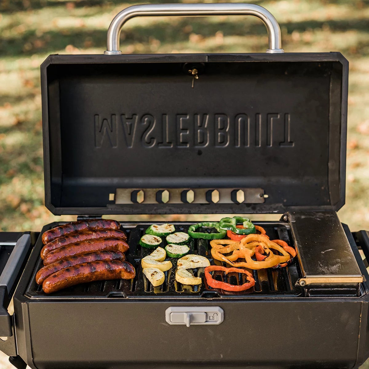 Masterbuilt Portable Charcoal BBQ and Smoker with Cart - Image 8