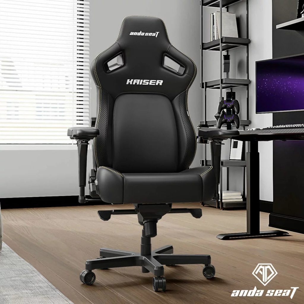 anda seaT Kaiser Series 4 Extra Large Gaming Chair in Black