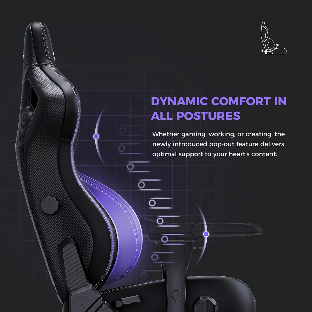 anda seaT Kaiser Series 4 Large Gaming Chair Grey Fabric - Image 3