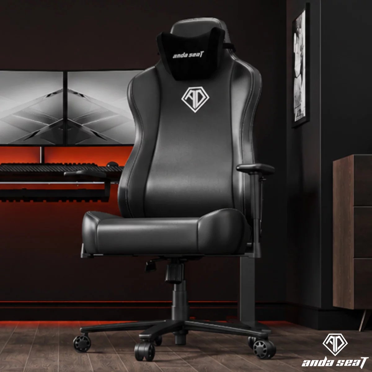 anda seaT Novis Max Extra Large Gaming Chair Black