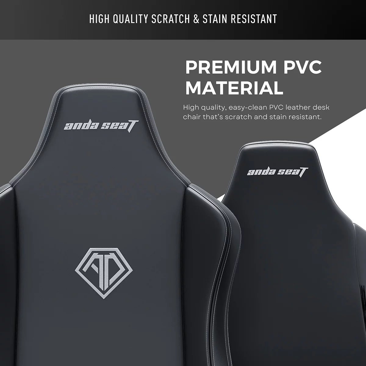 anda seaT Novis Max Extra Large Gaming Chair Black - Image 3
