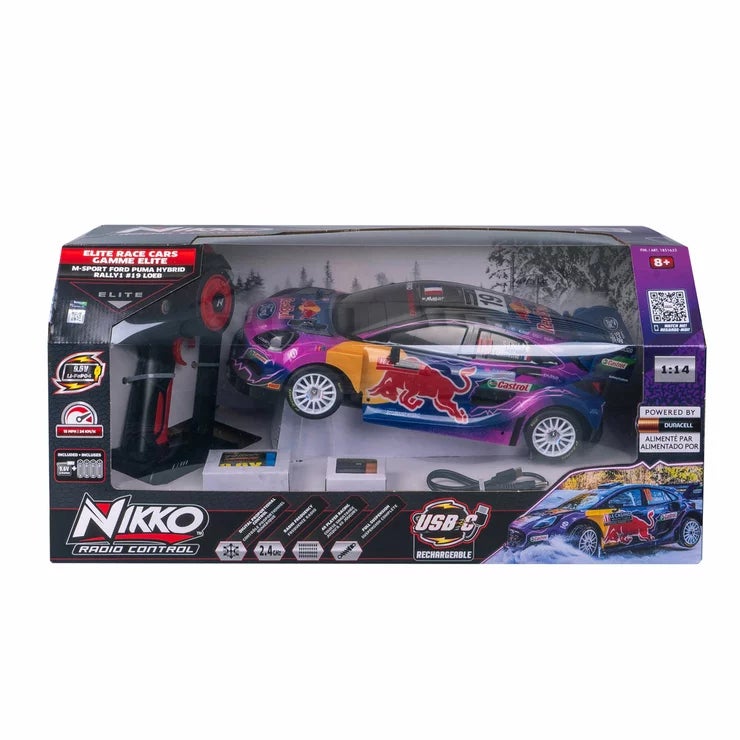 Nikko Toys Elite Red Bull Race Remote Control Car in Purple
