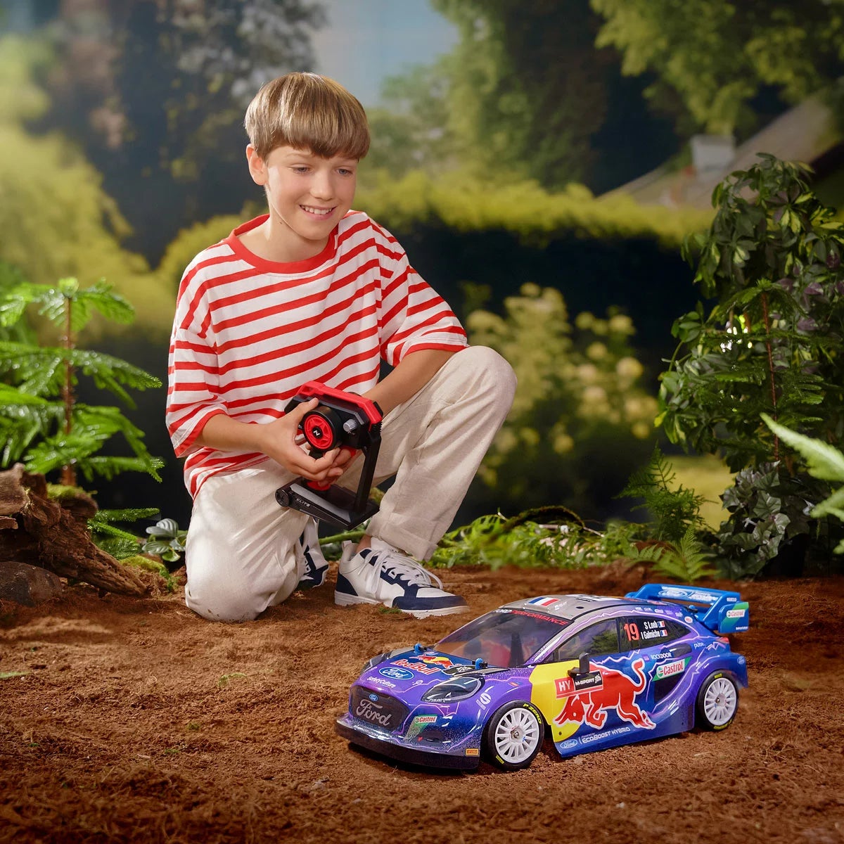 Nikko Toys Elite Red Bull Race Remote Control Car in Purple 1:14 - Image 2