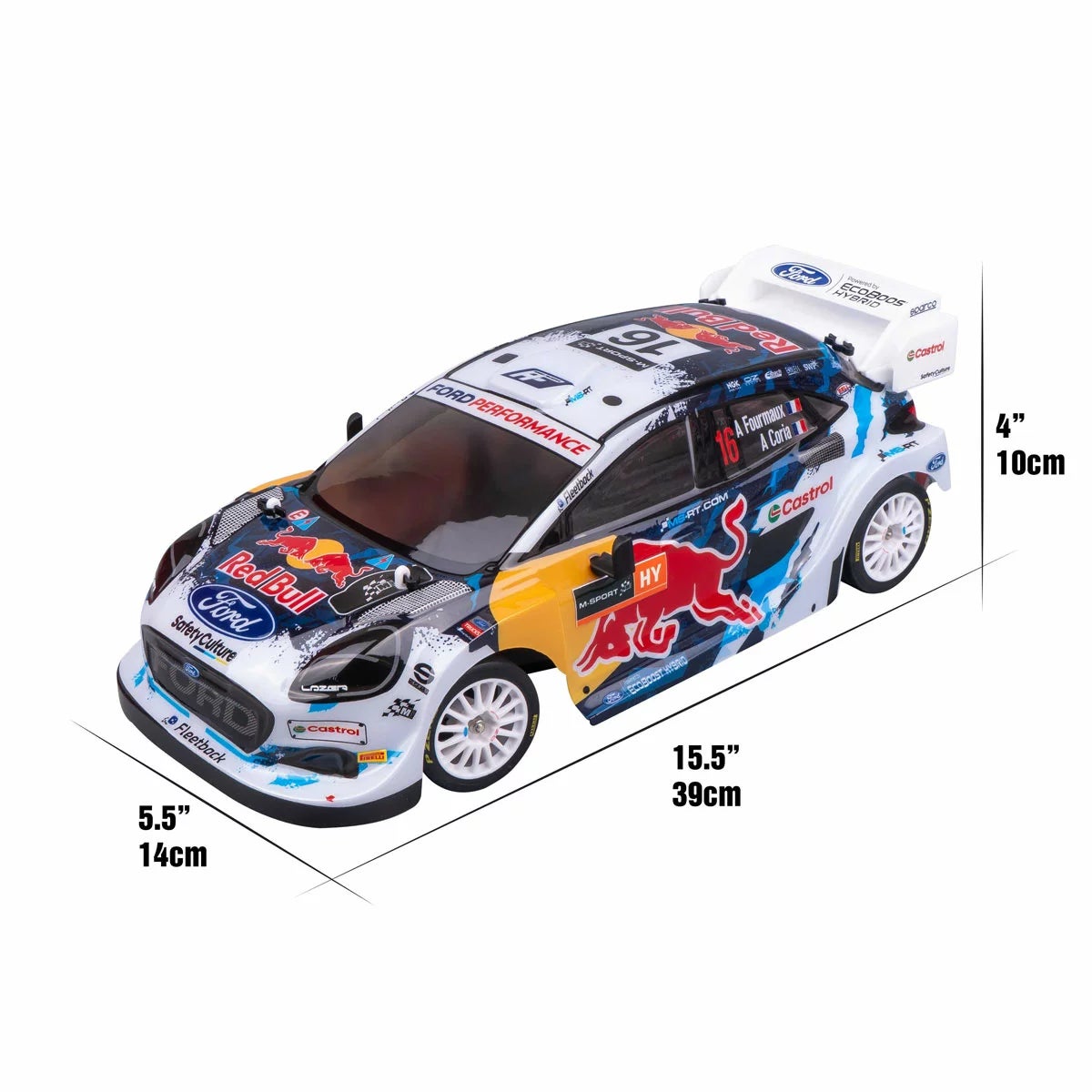 Nikko Toys Elite Red Bull Race Remote Control Car in White 1:14 - Image 4