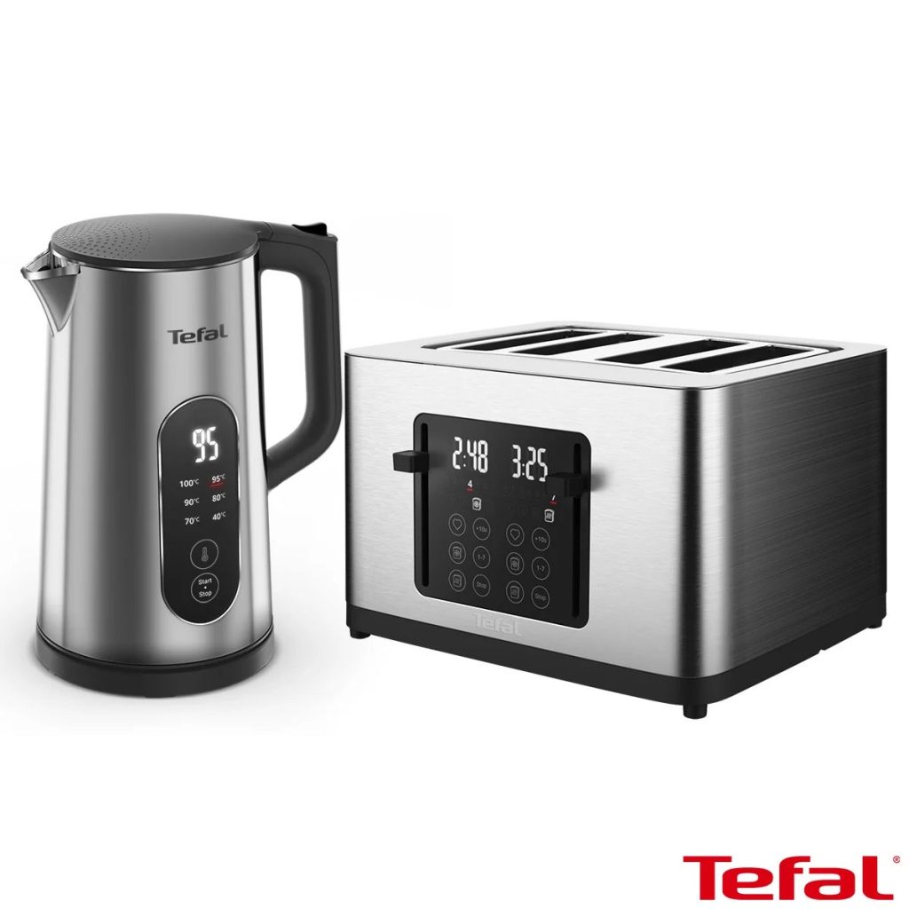 Tefal TF65ADG Selection Kettle and Toaster in Inox