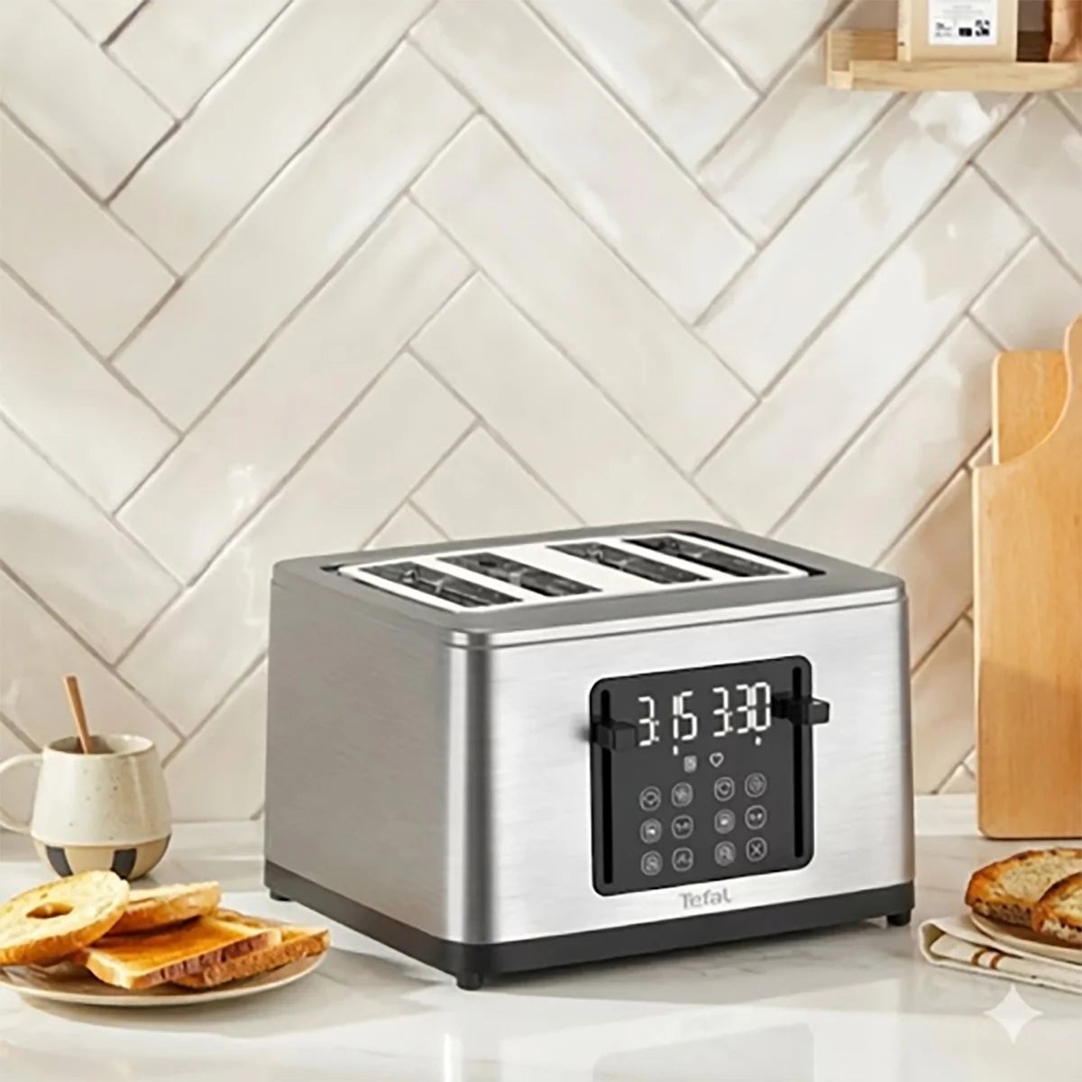 Tefal TF65ADG Selection Kettle and Toaster in Inox - Image 2
